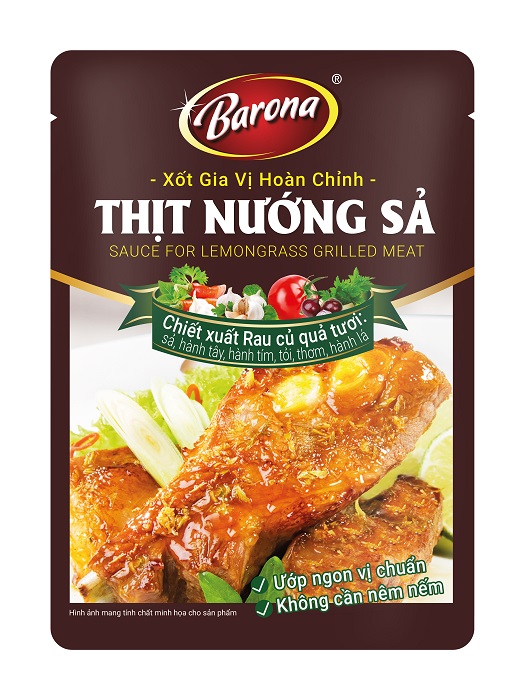 Salsa per carne grigliata alla citronella - Barona 80g.